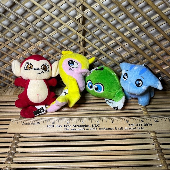 Neopets Petpet Mcdonald’s 2005 Mynci, Poogle, Kiko, Flotsam Stuffed Animal Plush - Picture 7 of 7